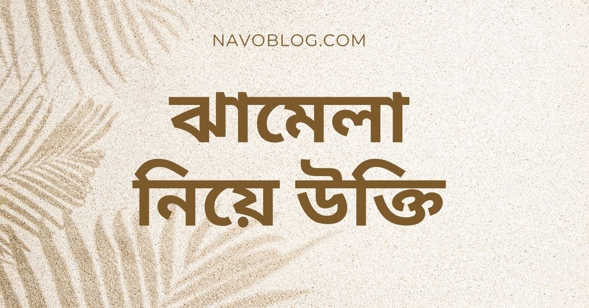 ঝামেলা নিয়ে উক্তি - বাছাইকৃত সেরা উক্তি ক্যাপশন 1 ঝামেলা নিয়ে উক্তি